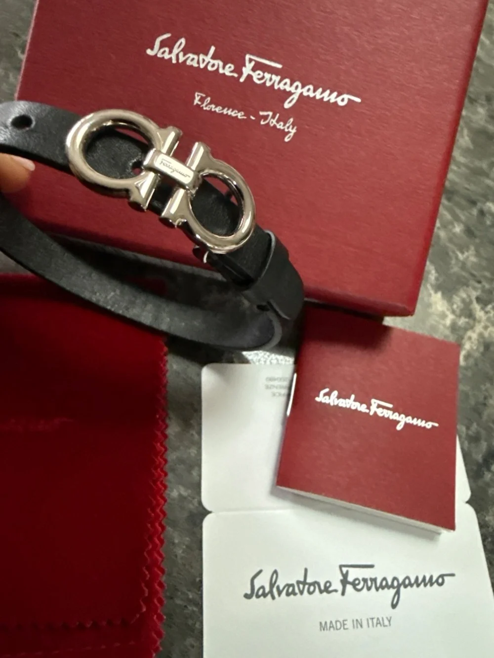 Men’s Ferragamo Giancini bracelet